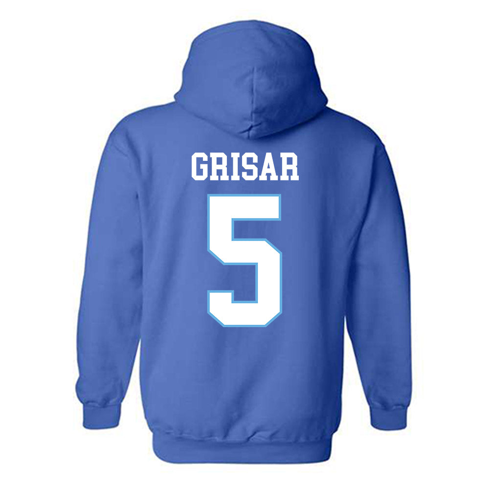 Drake - NCAA Football : CJ Grisar - Royal Classic Shersey Hooded Sweatshirt