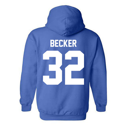 Drake - NCAA Women's Basketball : Courtney Becker - Hooded Sweatshirt Classic Shersey