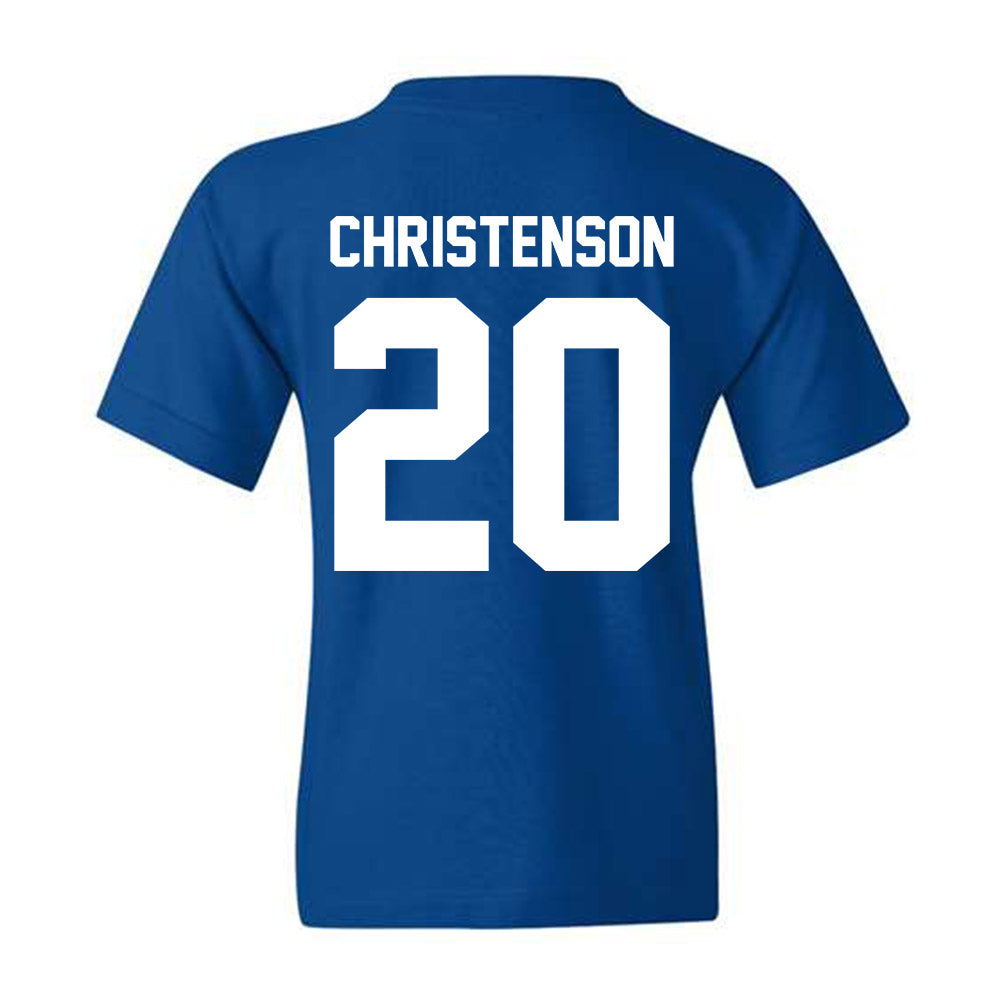 Drake - NCAA Women's Basketball : Emily Christenson - Youth T-Shirt Classic Shersey