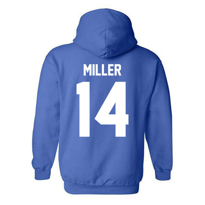 Drake - NCAA Women's Basketball : Anna Miller - Hooded Sweatshirt Classic Shersey