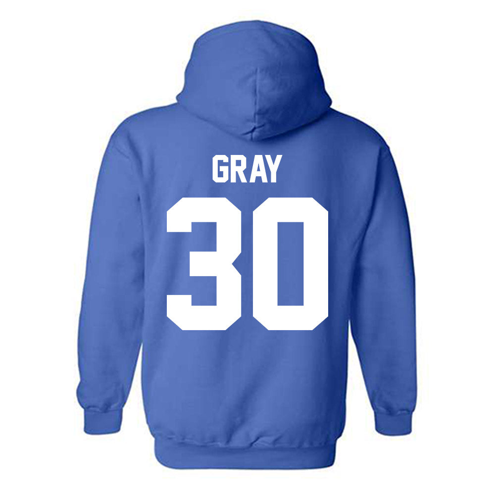 Drake - NCAA Women's Basketball : Taedyn Gray - Hooded Sweatshirt Classic Shersey