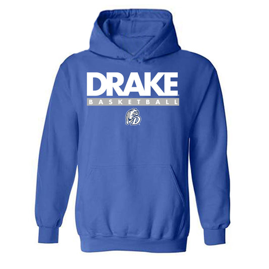 Drake - NCAA Men's Basketball : Brashon Hall - Hooded Sweatshirt Classic Shersey