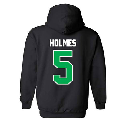 Marshall - NCAA Men's Soccer : Ryan Holmes - Black Classic Shersey Hooded Sweatshirt