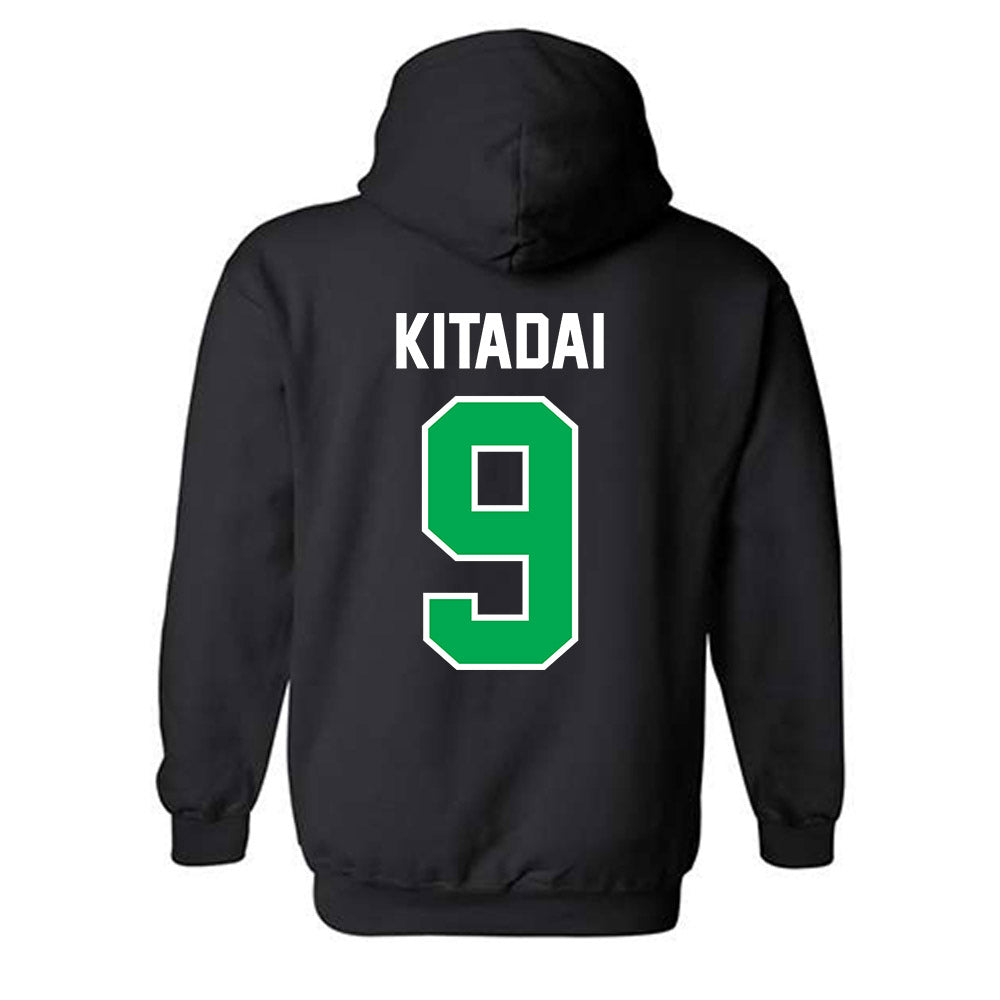 Marshall - NCAA Women's Soccer : Yoshiki Kitadai - Black Classic Shersey Hooded Sweatshirt