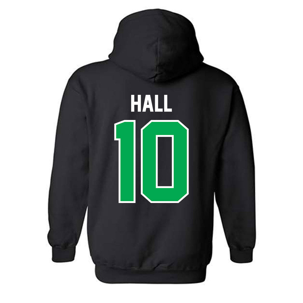 Marshall - NCAA Women's Soccer : Ava Hall - Black Classic Shersey Hooded Sweatshirt