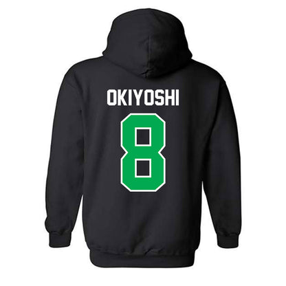 Marshall - NCAA Men's Soccer : Taimu Okiyoshi - Black Classic Shersey Hooded Sweatshirt