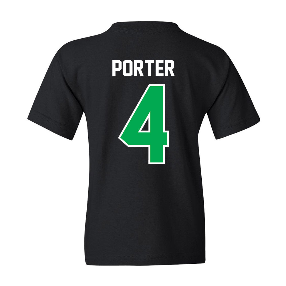 Marshall - NCAA Women's Soccer : Katie Porter - Black Classic Shersey Youth T-Shirt