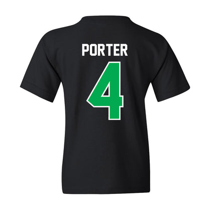 Marshall - NCAA Women's Soccer : Katie Porter - Black Classic Shersey Youth T-Shirt