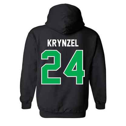 Marshall - NCAA Women's Soccer : Kylie Krynzel - Black Classic Shersey Hooded Sweatshirt