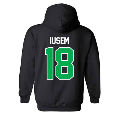 Marshall - NCAA Men's Soccer : Agustï¿½n Iusem - Black Classic Shersey Hooded Sweatshirt