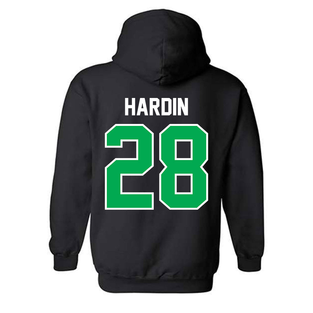 Marshall - NCAA Women's Soccer : Alyssa Hardin - Black Classic Shersey Hooded Sweatshirt