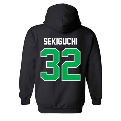 Marshall - NCAA Men's Soccer : Masaya Sekiguchi - Hooded Sweatshirt Classic Shersey