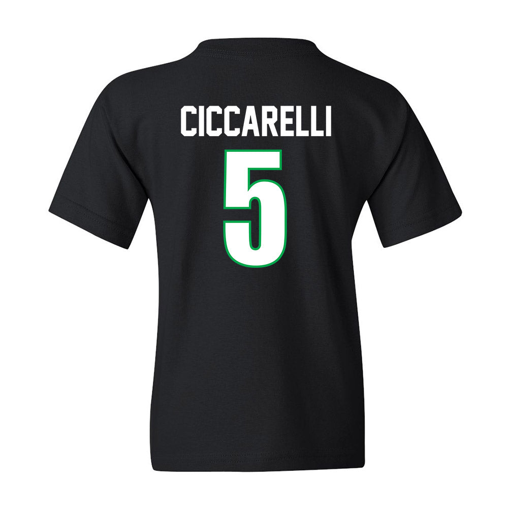 Marshall - NCAA Women's Volleyball : Beatrice Ciccarelli - Black Classic Shersey Youth T-Shirt