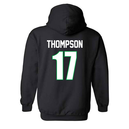 Marshall - NCAA Women's Volleyball : Bella Thompson - Black Classic Shersey Hooded Sweatshirt