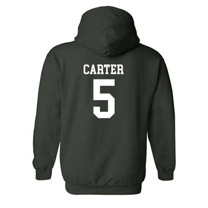 Michigan State - NCAA Football : Nathan Carter - Classic Shersey Hooded Sweatshirt