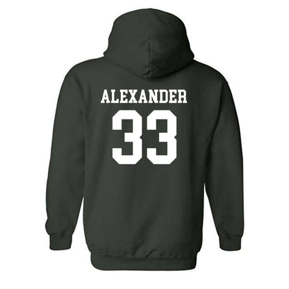Michigan State - NCAA Football : Aaron Alexander - Classic Shersey Hooded Sweatshirt
