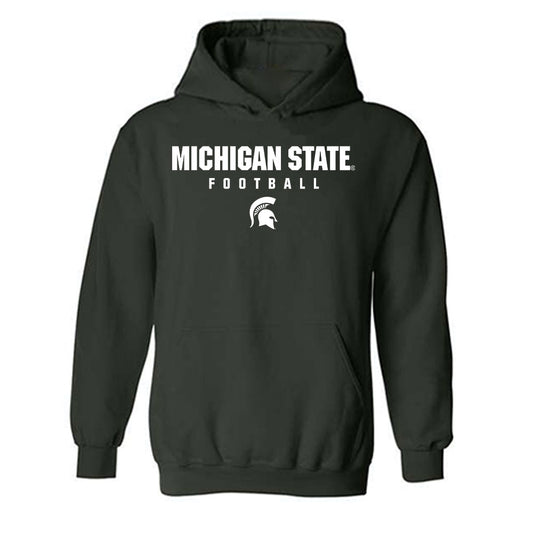 Michigan State - NCAA Football : Jay Coyne - Classic Shersey Hooded Sweatshirt
