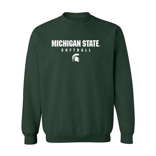 Michigan State - NCAA Softball : Ava Mullen - Crewneck Sweatshirt Classic Shersey
