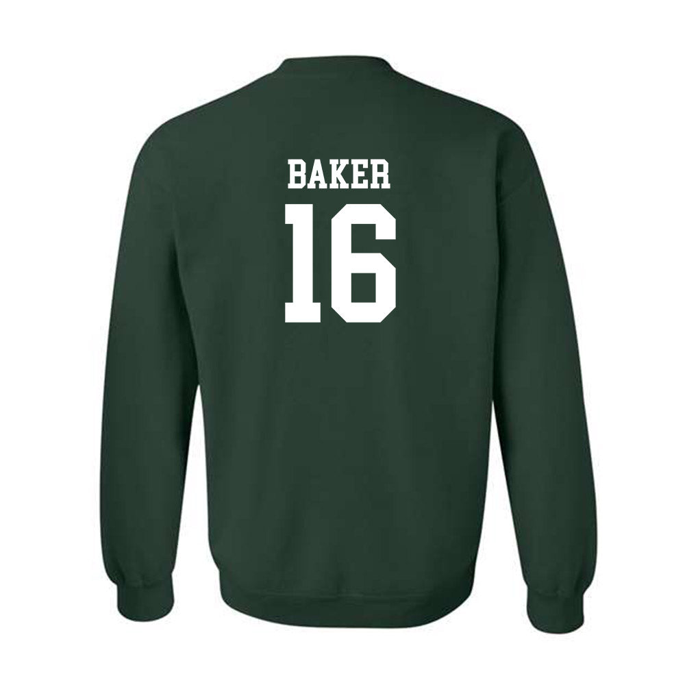 Michigan State - NCAA Men's Ice Hockey : Owen Baker - Crewneck Sweatshirt Classic Shersey