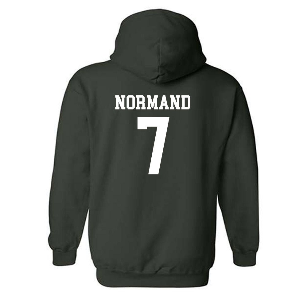 Michigan State - NCAA Men's Basketball : Gehrig Normand - Hooded Sweatshirt Classic Shersey