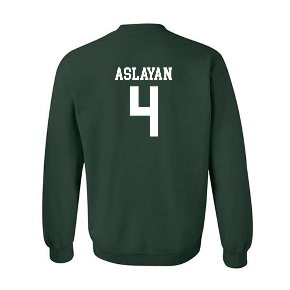 Michigan State - NCAA Women's Volleyball : Selin Aslayan - Green Classic Shersey Sweatshirt