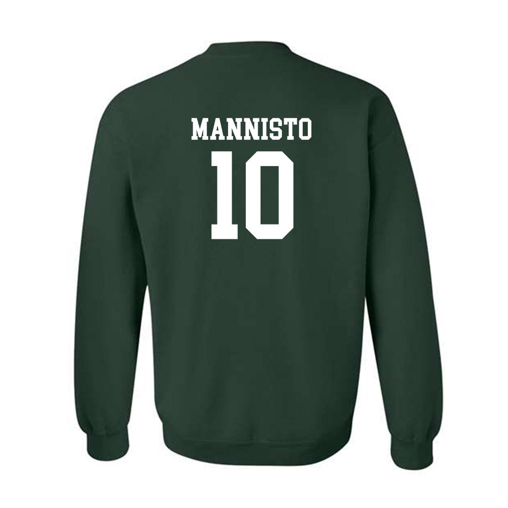 Michigan State - NCAA Men's Ice Hockey : Tommi Mannisto - Crewneck Sweatshirt Classic Shersey