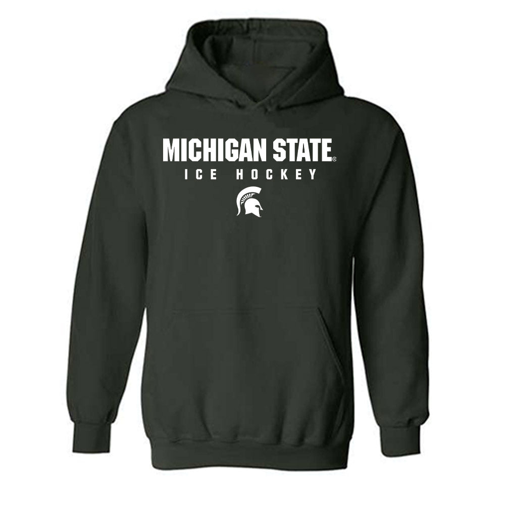 Michigan State - NCAA Men's Ice Hockey : Jeremy Davidson - Hooded Sweatshirt Classic Shersey