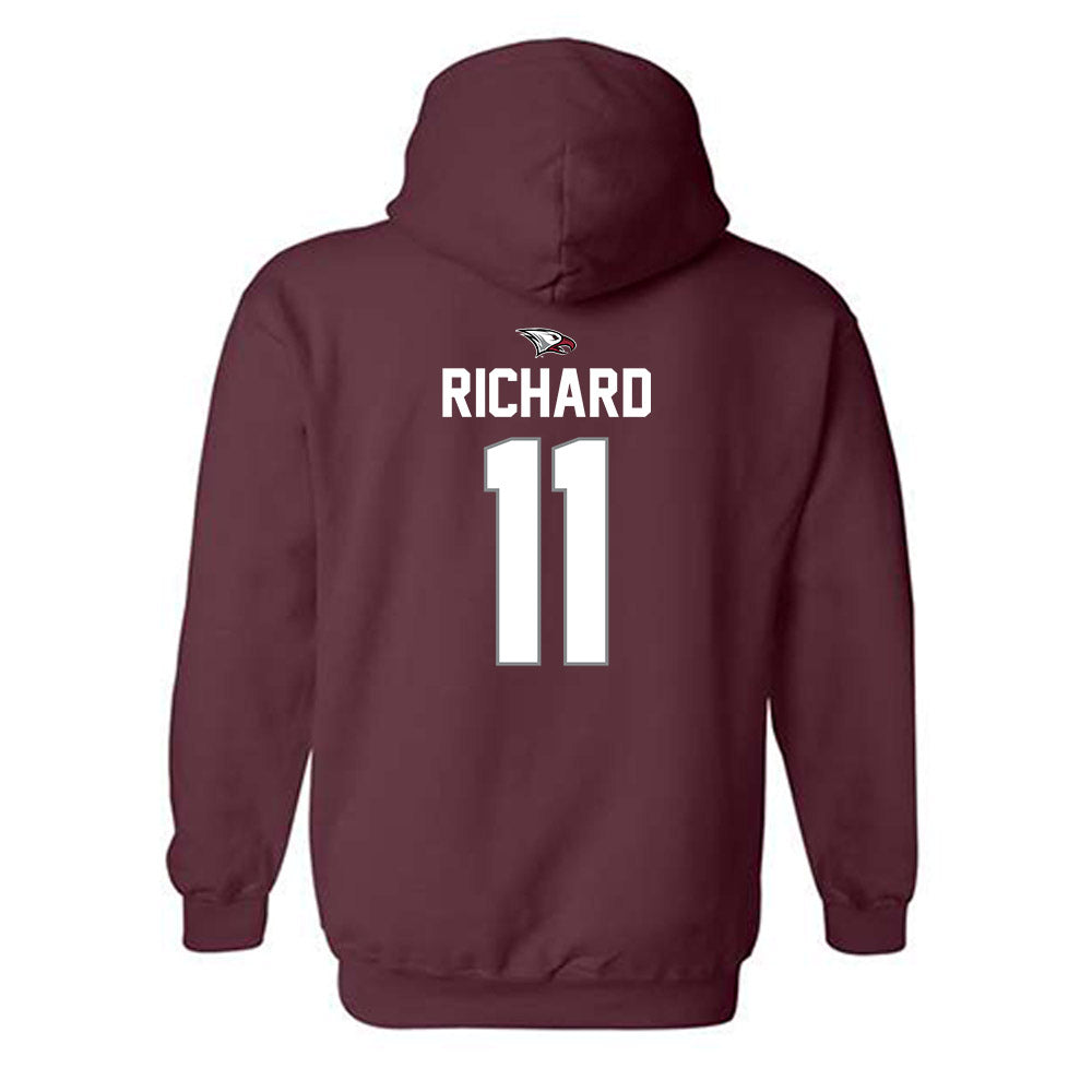 NCCU - NCAA Football : Davius Richard - Classic Shersey Hooded Sweatshirt