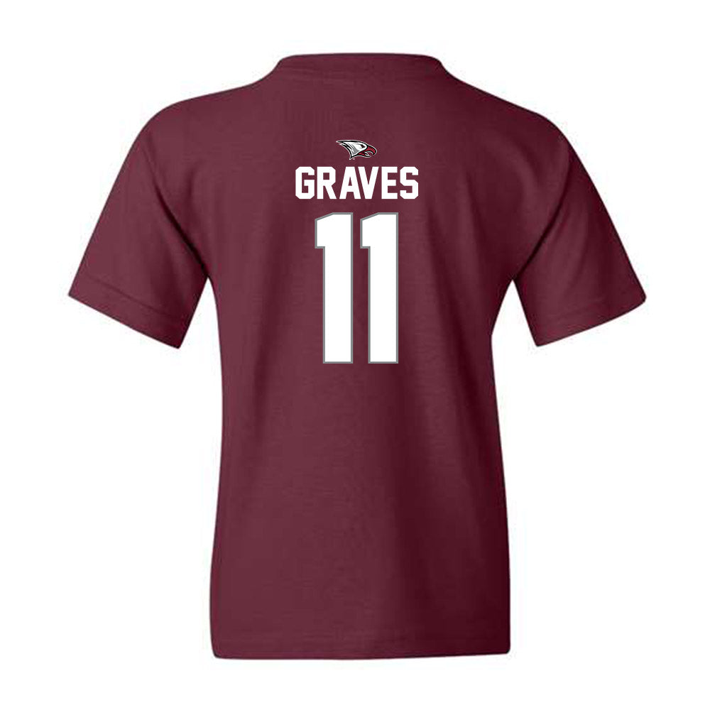 NCCU - NCAA Softball : Makiya Graves - Youth T-Shirt Classic Shersey