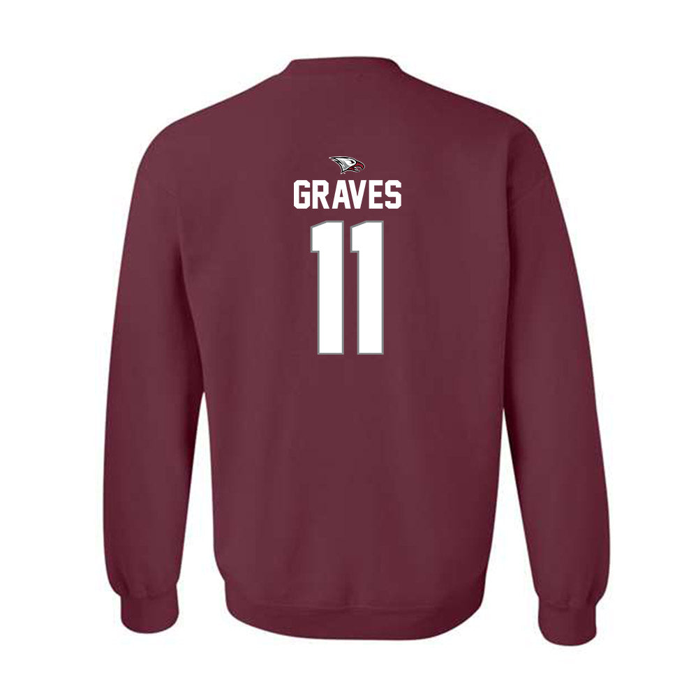 NCCU - NCAA Softball : Makiya Graves - Crewneck Sweatshirt Classic Shersey