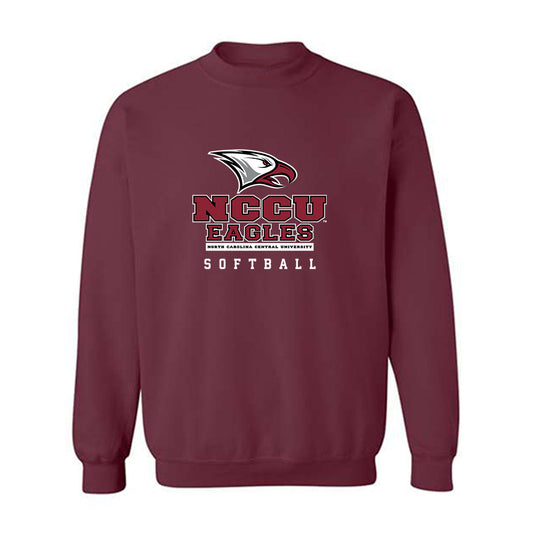 NCCU - NCAA Softball : Takia Nichols - Crewneck Sweatshirt Classic Shersey