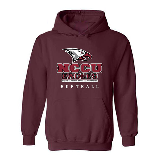 NCCU - NCAA Softball : Jaden Davis - Hooded Sweatshirt Classic Shersey