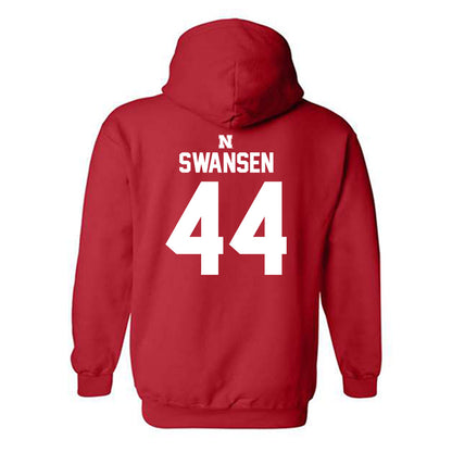 Nebraska - NCAA Baseball : Gabe Swansen - Hooded Sweatshirt Classic Shersey