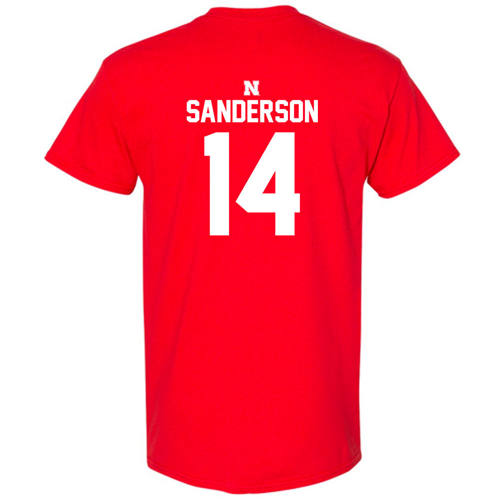 Nebraska - NCAA Baseball : Case Sanderson - T-Shirt Classic Shersey