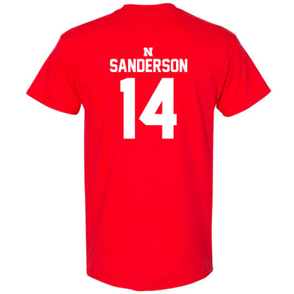 Nebraska - NCAA Baseball : Case Sanderson - T-Shirt Classic Shersey