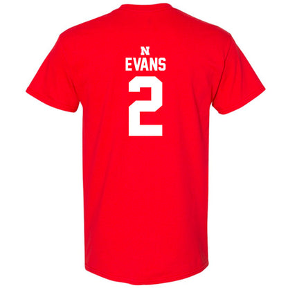 Nebraska - NCAA Baseball : Matt Evans - T-Shirt Classic Shersey