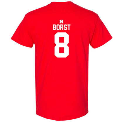 Nebraska - NCAA Baseball : Evan Borst - T-Shirt Classic Shersey