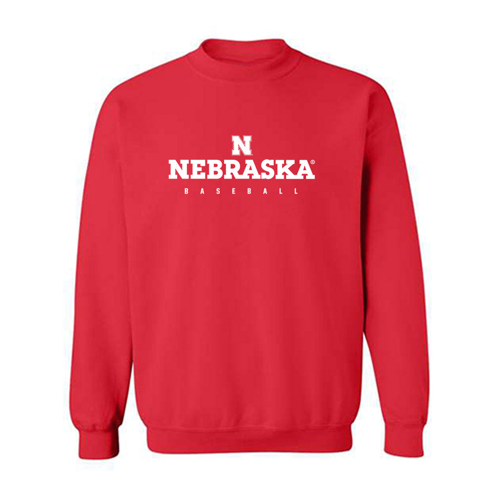 Nebraska - NCAA Baseball : Zachary Johnson - Crewneck Sweatshirt Classic Shersey
