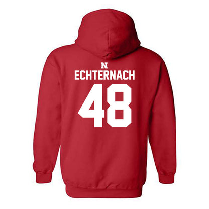 Nebraska - NCAA Football : Cayden Echternach - Classic Shersey Hooded Sweatshirt