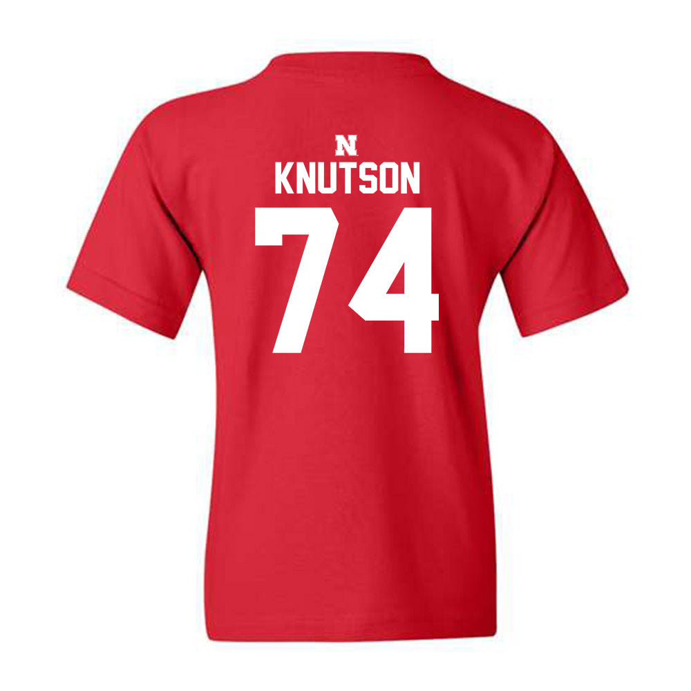 Nebraska - NCAA Football : Brock Knutson - Classic Shersey Youth T-Shirt