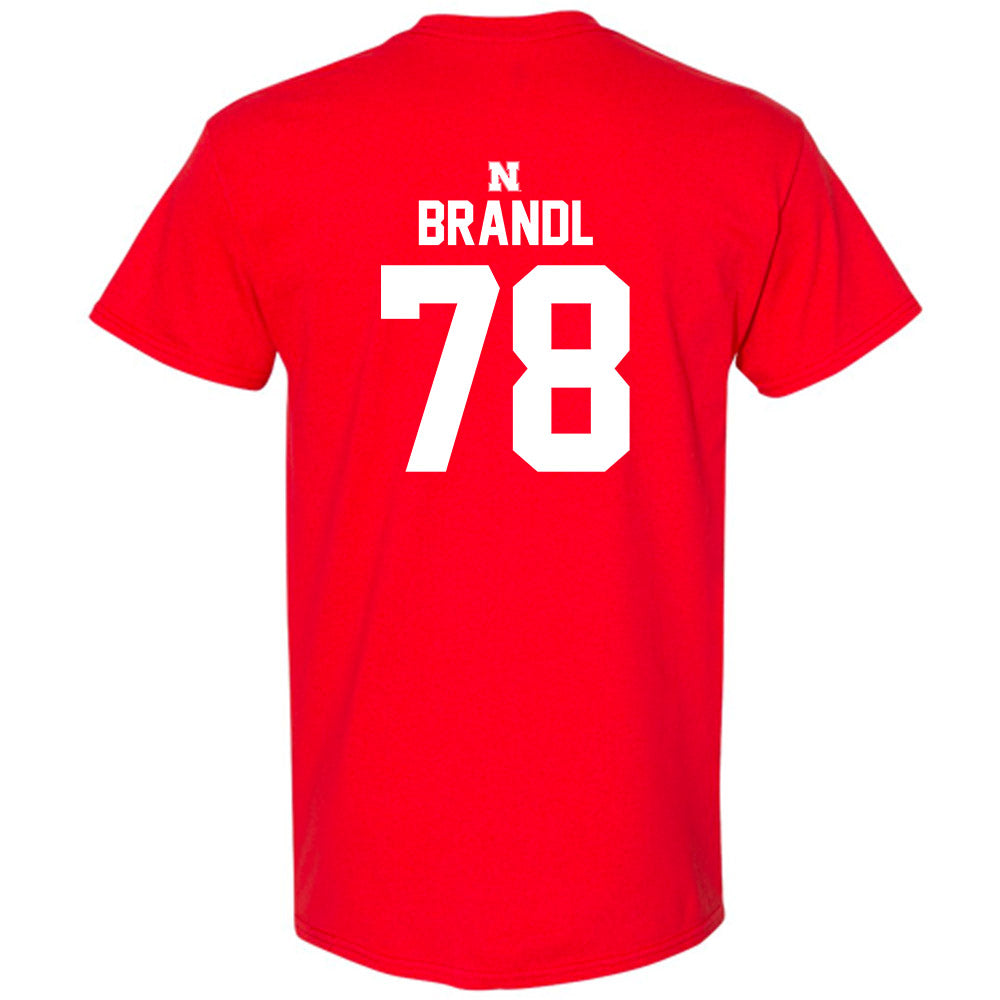 Nebraska - NCAA Football : Jacob Brandl - T-Shirt Classic Shersey