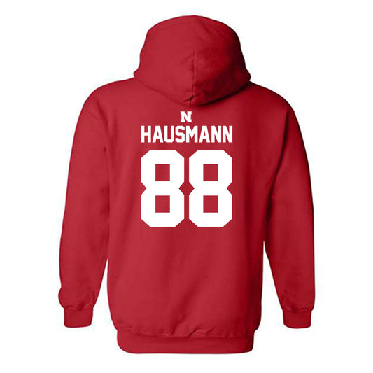 Nebraska - NCAA Football : Cooper Hausmann - Hooded Sweatshirt Classic Shersey