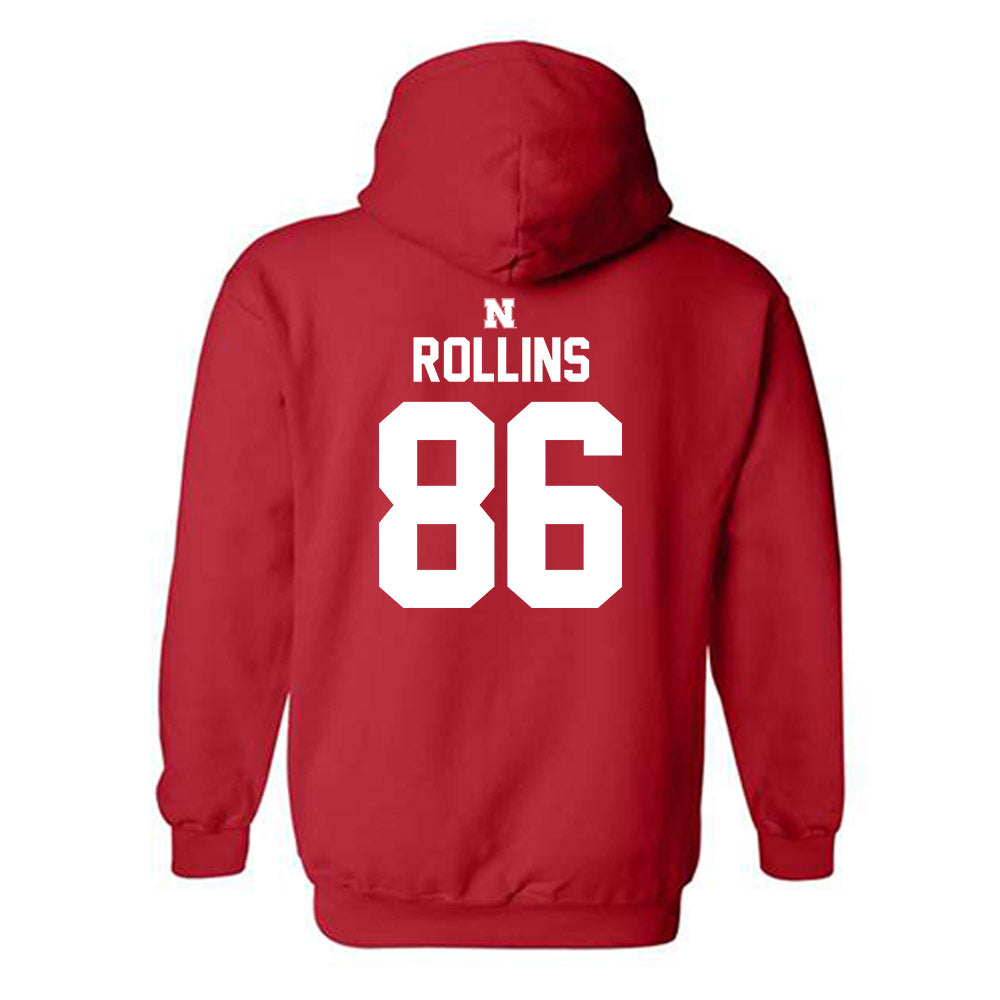 Nebraska - NCAA Football : Aj Rollins - Classic Shersey Hooded Sweatshirt