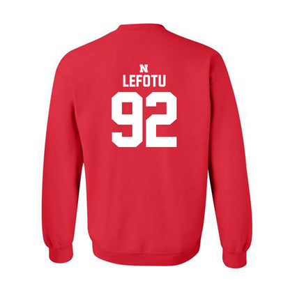 Nebraska - NCAA Football : Sua Lefotu - Sweatshirt