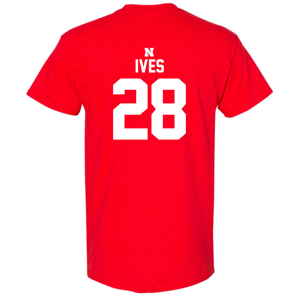 Nebraska - NCAA Football : Kwinten Ives - Short Sleeve T-Shirt