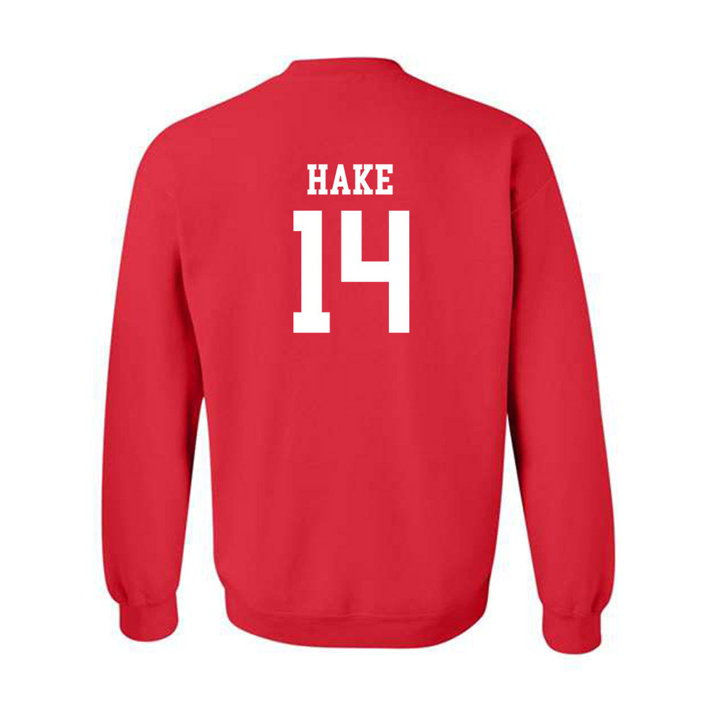 Nebraska - NCAA Women's Basketball : Callin Hake - Crewneck Sweatshirt Classic Shersey