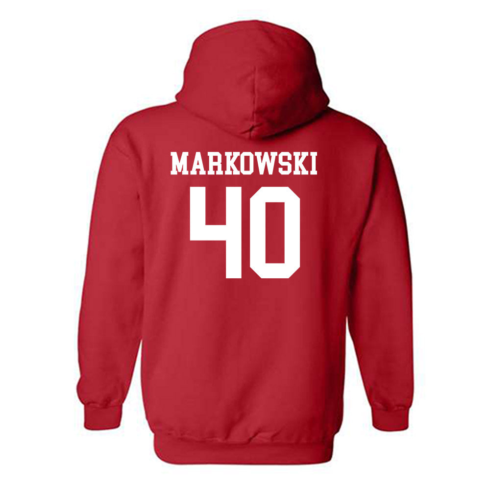 Nebraska - NCAA Women's Basketball : Alexis Markowski - Hooded Sweatshirt Classic Shersey