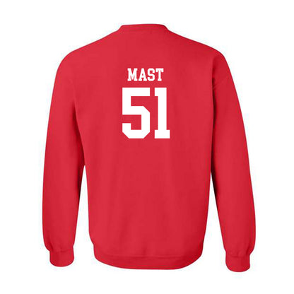 Nebraska - NCAA Men's Basketball : Rienk Mast - Crewneck Sweatshirt Classic Shersey