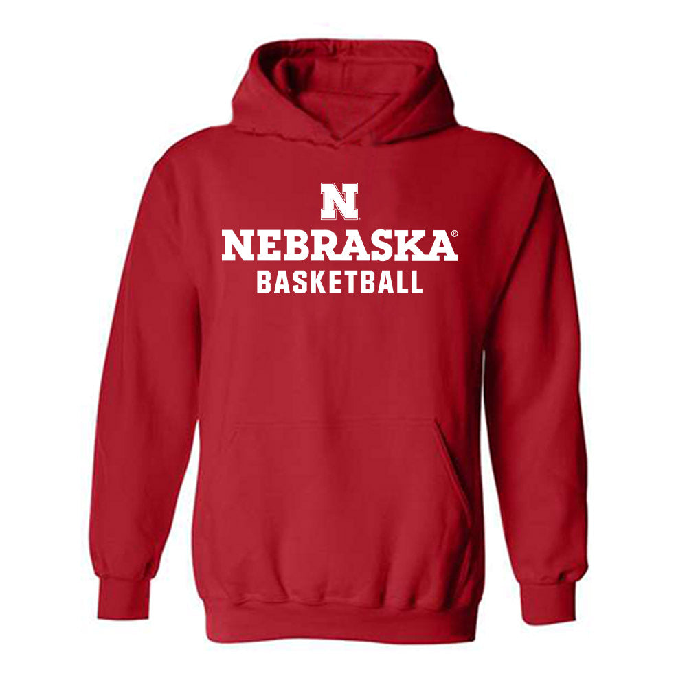 Nebraska - NCAA Men's Basketball : CJ Wilcher - Hooded Sweatshirt Classic Shersey