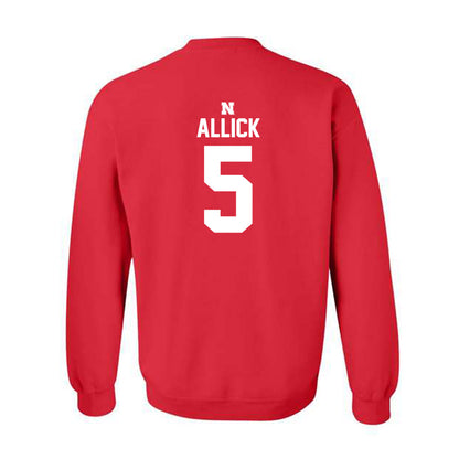 Nebraska - NCAA Women's Volleyball : Rebekah Allick - Red Classic Shersey Sweatshirt